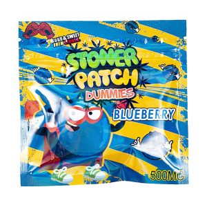 Stoner Patch - Full Spectrum Shatter THC Infused Blueberry Gummy - 500 mg