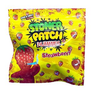 Stoner Patch - Full Spectrum Shatter THC Infused Strawberry Gummy - 500 mg