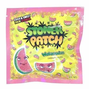 Stoner Patch - Full Spectrum Shatter THC Infused Watermelon Gummy - 500 mg