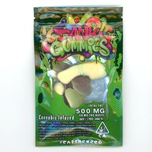 Dank Gummies - Full Spectrum Shatter THC Infused Shark Gummy - 500 mg