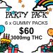 6 x 500mg Full Spectrum Shatter Party Pack Mix and Match (3000mg)