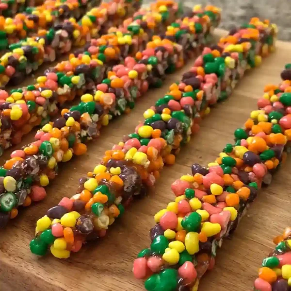 1500mg THC Rope Gummy Covered in Candies