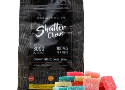 3000mg Sativa Live Resin THC Euphoria Extractions Shatter Chews