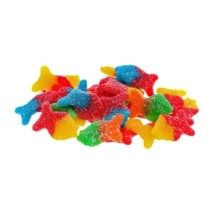 Dank Gummies - Full Spectrum Shatter THC Infused Sour Neon Fish Gummy - 500 mg